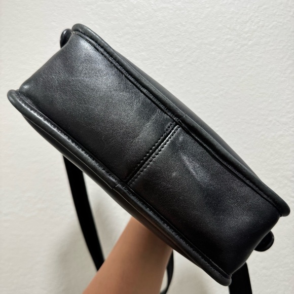 Vintage Coach Black Legacy North South Compartment Bag - Picture 6 of 11
